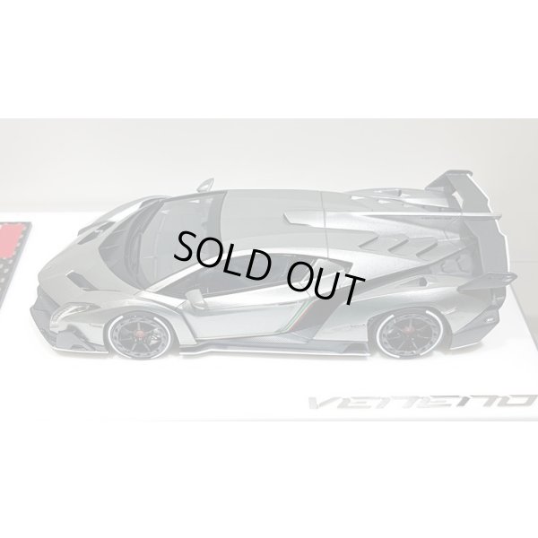 画像4: EIDOLON 1/43 Lamborghini Veneno 2013 Metallic Gray / White Accent Limited 80 pcs.