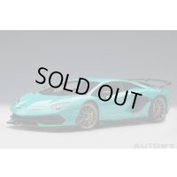 AUTOart 1/18 Lamborghini Aventador SVJ (Blu Glauco)