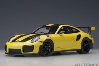 AUTOart 1/18 Porsche 911 (991.2) GT2 RS Weissach Package (Racing Yellow)