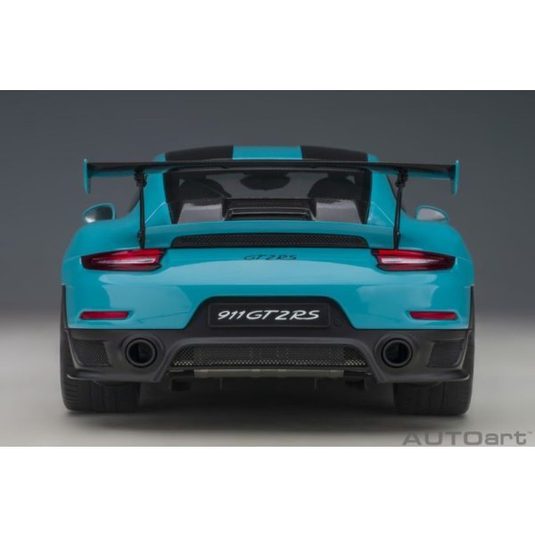 画像6: AUTOart 1/18 Porsche 911 (991.2) GT2 RS Weissach Package (Miami Blue)