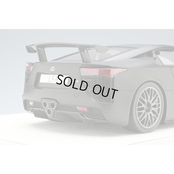 画像11: EIDOLON 1/18 Lexus LFA Nurburgring Package 2012 Matte Black Limited 70 pcs.