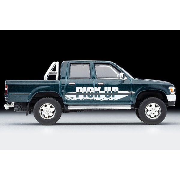 画像4: TOMYTEC 1/64 Limited Vintage NEO Toyota Hilux 4WD Double Cab SSR-X Option equipped car (Green) '95