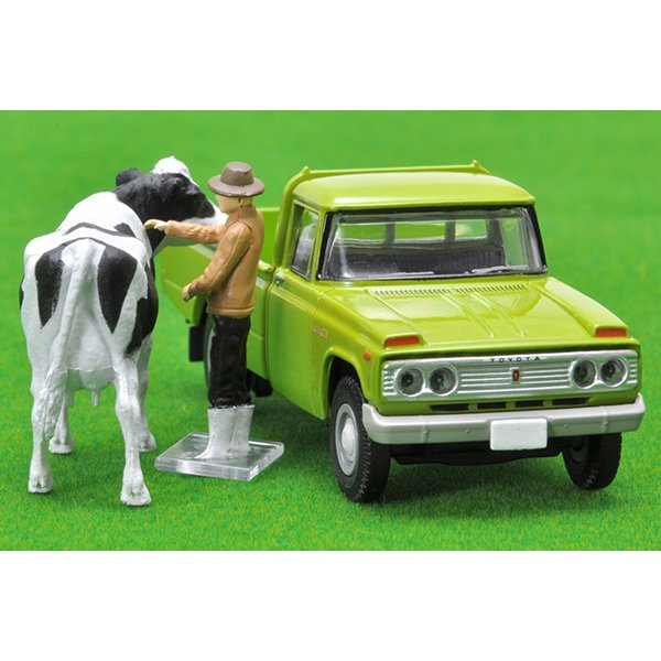 画像3: TOMYTEC 1/64 Limited Vintage Toyota Stout (Green) with figure