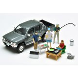 TOMYTEC 1/64 Diorama Collection 64 #Car Snap 14a BBQ2 (with Toyota Hilux 4WD)