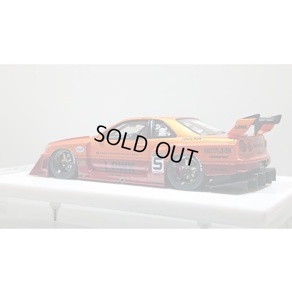 画像3: EIDOLON 1/43 LB-ER34 Super Silhouette SKYLINE Arancio Pearl / Vino Rosso Tow-tone color Limited 32 pcs.