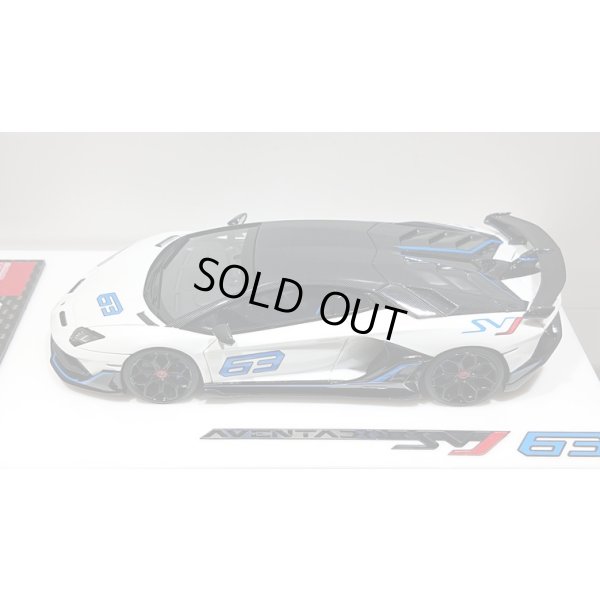 画像4: EIDOLON 1/43 Lamborghini Aventador SVJ 63 2018 Bianco Opalis (Pearl White) Limited 63 pcs.