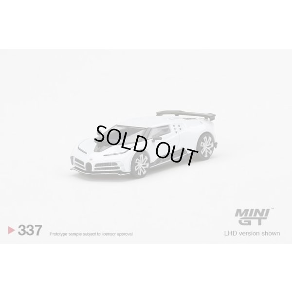 画像2: MINI GT 1/64 Bugatti Centodie White (LHD)