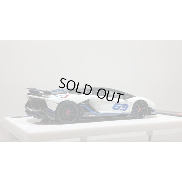 画像7: EIDOLON 1/43 Lamborghini Aventador SVJ 63 2018 Bianco Opalis (Pearl White) Limited 63 pcs.