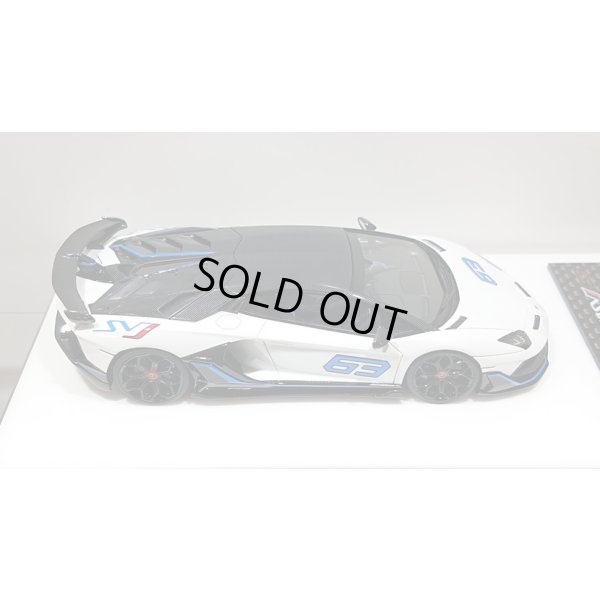 画像8: EIDOLON 1/43 Lamborghini Aventador SVJ 63 2018 Bianco Opalis (Pearl White) Limited 63 pcs.