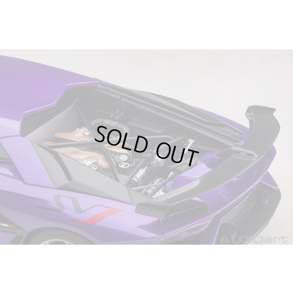 画像12: AUTOart 1/18 Lamborghini Aventador SVJ (Viola Pasifae)