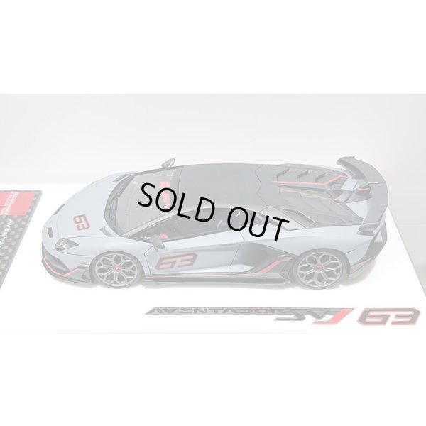 画像4: EIDOLON 1/43 Lamborghini Aventador SVJ 63 2018 Grigio Acheso (Matte Light Gray) Limited 63 pcs.