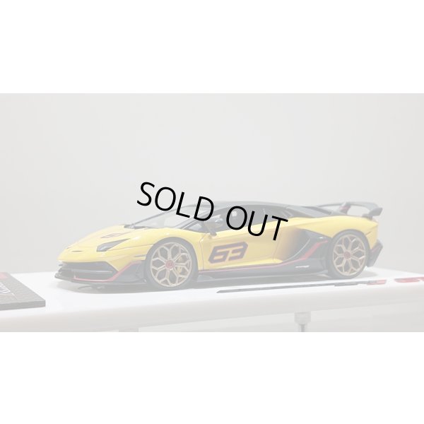 画像1: EIDOLON 1/43 Lamborghini Aventador SVJ 63 2018 Giallo Auge (Yellow) Limited 63 pcs.