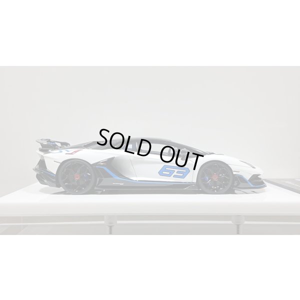 画像6: EIDOLON 1/43 Lamborghini Aventador SVJ 63 2018 Bianco Opalis (Pearl White) Limited 63 pcs.
