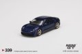 MINI GT 1/64 Porsche Taycan Turbo S Gentian Blue Metallic (LHD)