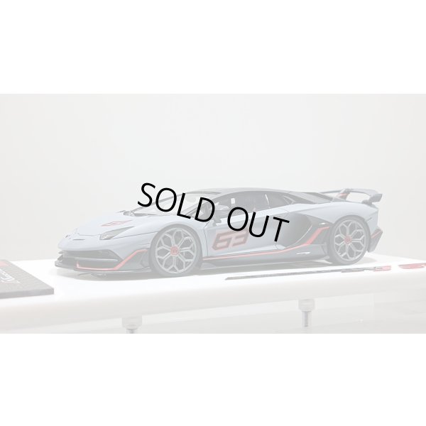 画像1: EIDOLON 1/43 Lamborghini Aventador SVJ 63 2018 Grigio Acheso (Matte Light Gray) Limited 63 pcs.