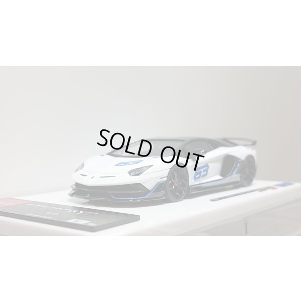 画像9: EIDOLON 1/43 Lamborghini Aventador SVJ 63 2018 Bianco Opalis (Pearl White) Limited 63 pcs.