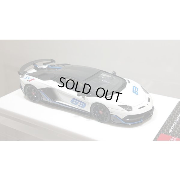 画像11: EIDOLON 1/43 Lamborghini Aventador SVJ 63 2018 Bianco Opalis (Pearl White) Limited 63 pcs.