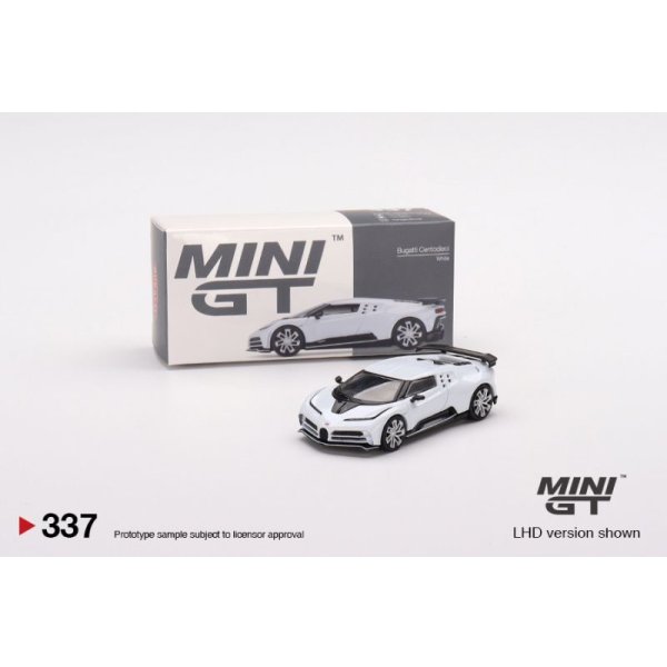 画像1: MINI GT 1/64 Bugatti Centodie White (LHD)