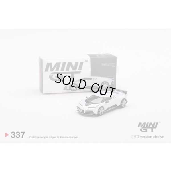 画像1: MINI GT 1/64 Bugatti Centodie White (LHD)