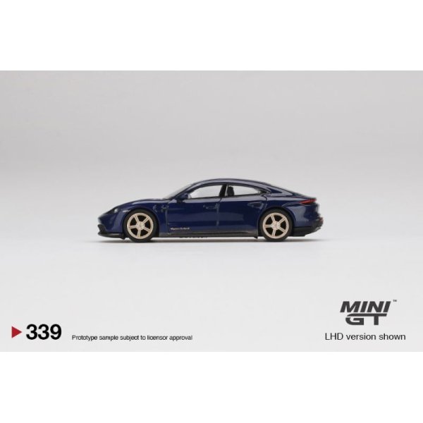 画像3: MINI GT 1/64 Porsche Taycan Turbo S Gentian Blue Metallic (RHD)