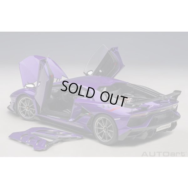 画像13: AUTOart 1/18 Lamborghini Aventador SVJ (Viola Pasifae)