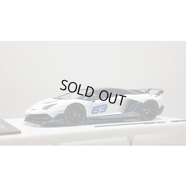 画像1: EIDOLON 1/43 Lamborghini Aventador SVJ 63 2018 Bianco Opalis (Pearl White) Limited 63 pcs.