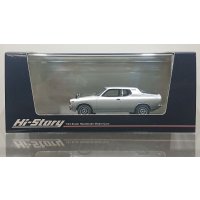 Hi Story 1/43 NISSAN Cherry F-II 1400 COUPE GX (1974) Silver Metallic