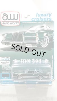auto world 1/64 1978 Lincoln Continental Midnight Jade