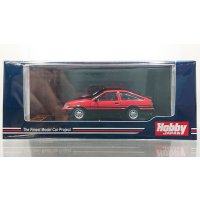 Hobby JAPAN 1/64 Toyota Corolla Levin AE86 3-door GT APEX Red / Black Two-tone