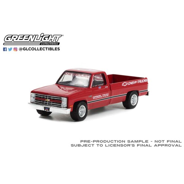 画像2: GREEN LiGHT EXCLUSIVE 1/64 1986 Chevrolet Silverado 70th Annual Indianapolis 500 Mile Race Official Truck - Red