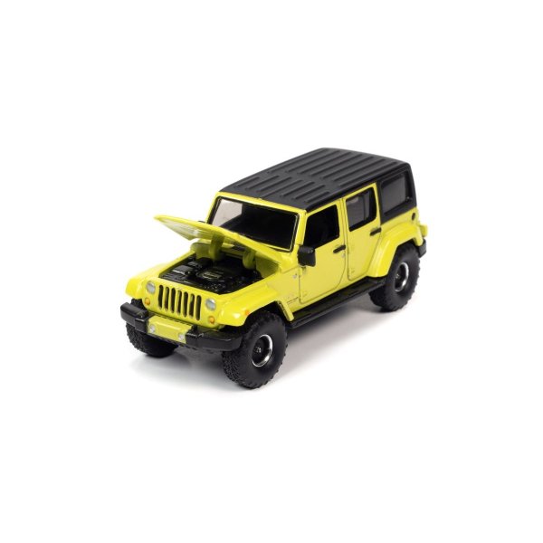 画像3: auto world 1/64 2017 Jeep Wrangler Sahara Unlimited Hyper Yellow Offroad