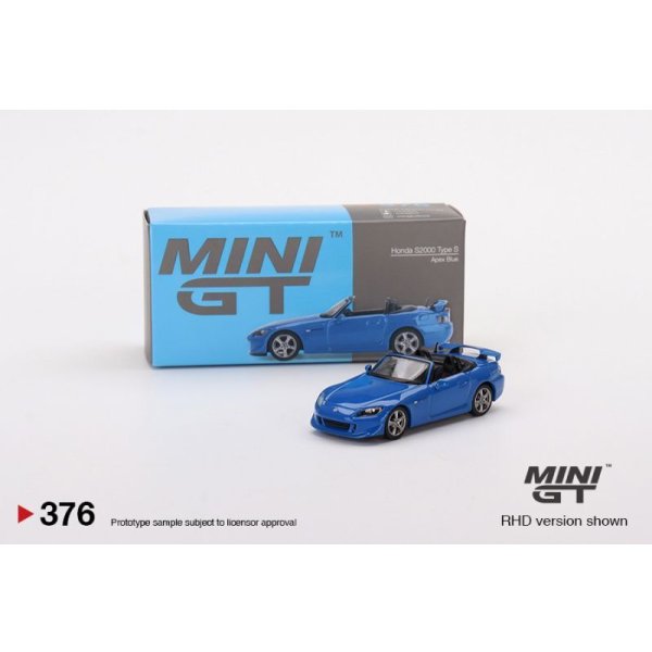 画像1: MINI GT 1/64 Honda S2000 (AP2) Type S Apex Blue (RHD)