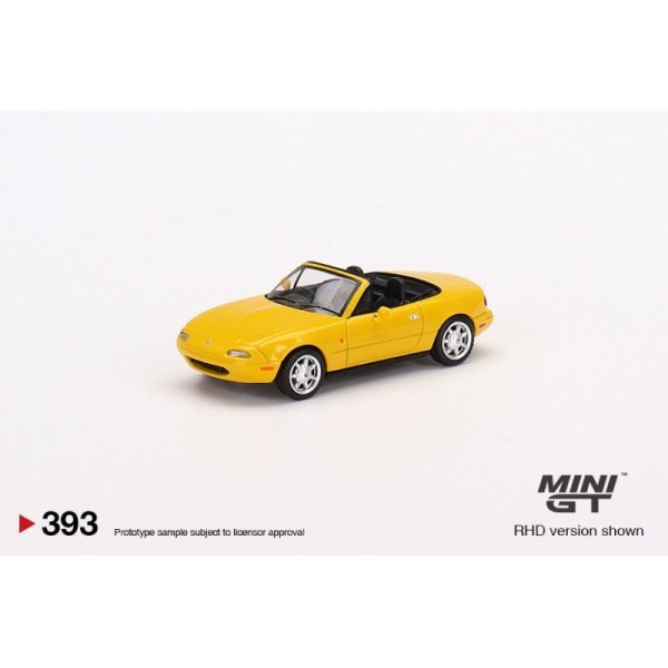 画像2: MINI GT 1/64 Eunos Roadster Sunburst Yellow (RHD)
