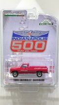 GREEN LiGHT EXCLUSIVE 1/64 1986 Chevrolet Silverado 70th Annual Indianapolis 500 Mile Race Official Truck - Red