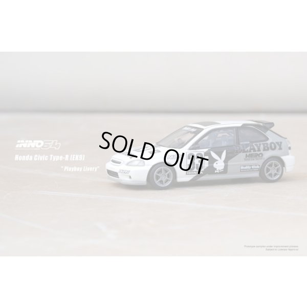 画像3: INNO Models 1/64 Honda Civic TYPE-R (EK9) "PLAYBOY"
