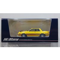 Hi Story 1/43 MITSUBISHI GALANTΛ 2000 GSR TURBO (1980) Yellow