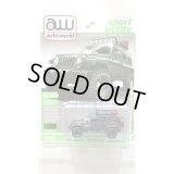 auto world 1/64 2017 Jeep Wrangler Sahara Unlimited Black Offroad