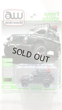 auto world 1/64 2017 Jeep Wrangler Sahara Unlimited Black Offroad