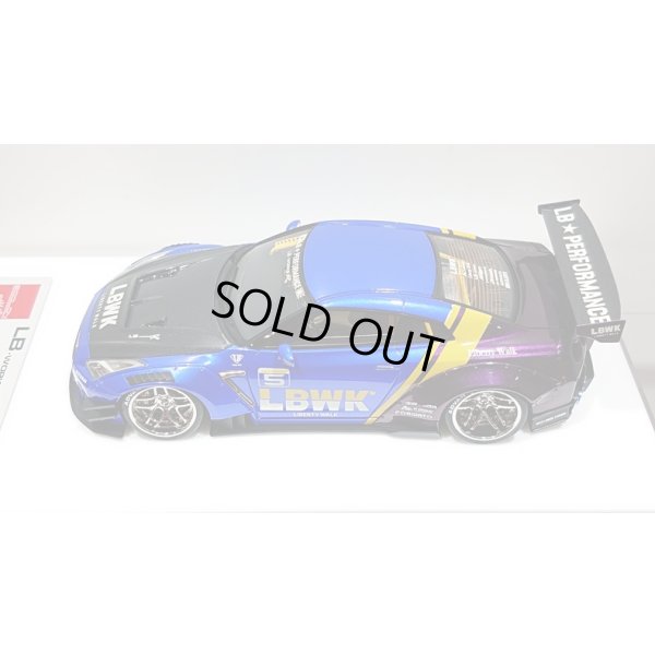 画像4: EIDOLON 1/43 LB WORKS GT-R Type 2 Racing spec Lobellia Blue and Alba Cielo Tow-tone color Limited 35 pcs.