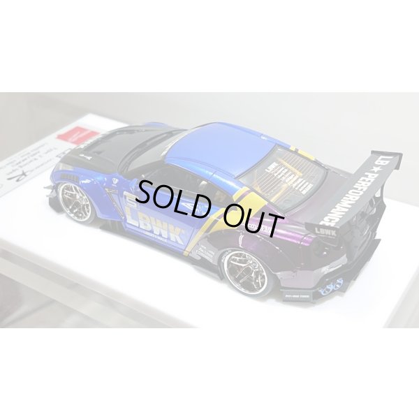 画像12: EIDOLON 1/43 LB WORKS GT-R Type 2 Racing spec Lobellia Blue and Alba Cielo Tow-tone color Limited 35 pcs.