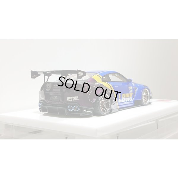 画像10: EIDOLON 1/43 LB WORKS GT-R Type 2 Racing spec Lobellia Blue and Alba Cielo Tow-tone color Limited 35 pcs.
