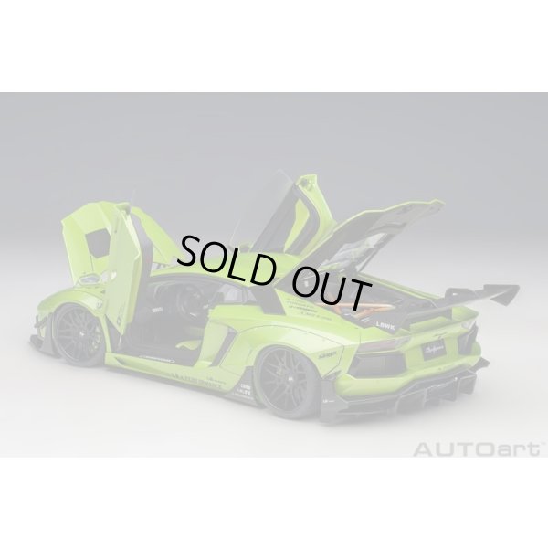 画像13: AUTOart 1/18 Liberty Walk LB-WORKS Lamborghini Aventador Limited Edition (Pearl Green)