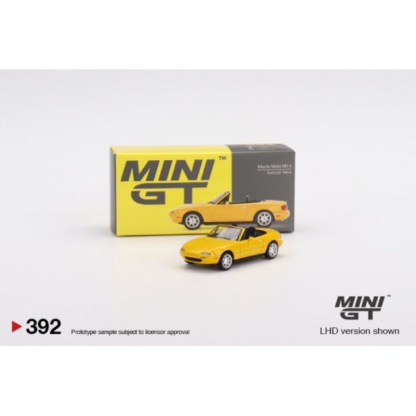 画像1: MINI GT 1/64 Mazda Miata MX-5 (NA) Sunburst Yellow (LHD)