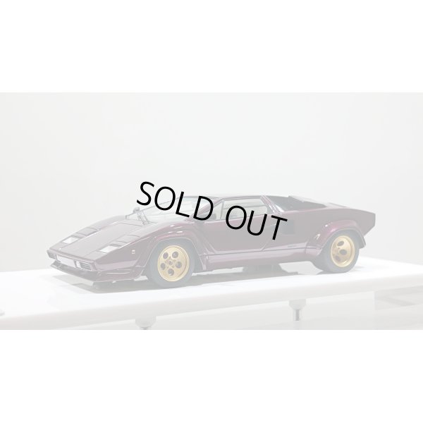 画像1: EIDOLON 1/43 Lamborghini Countach LP5000 QV 1985 Metallic Dark Purple Limited 50 pcs.