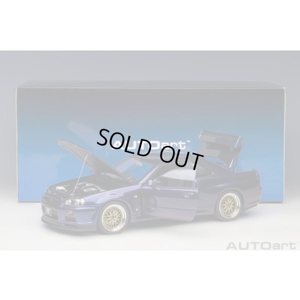 画像18: AUTOart 1/18 Nissan Skyline GT-R (R34) V-Spec II with BBS LM wheels (Midnight Purple III)