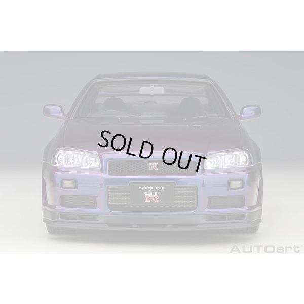 画像5: AUTOart 1/18 Nissan Skyline GT-R (R34) V-Spec II with BBS LM wheels (Midnight Purple III)