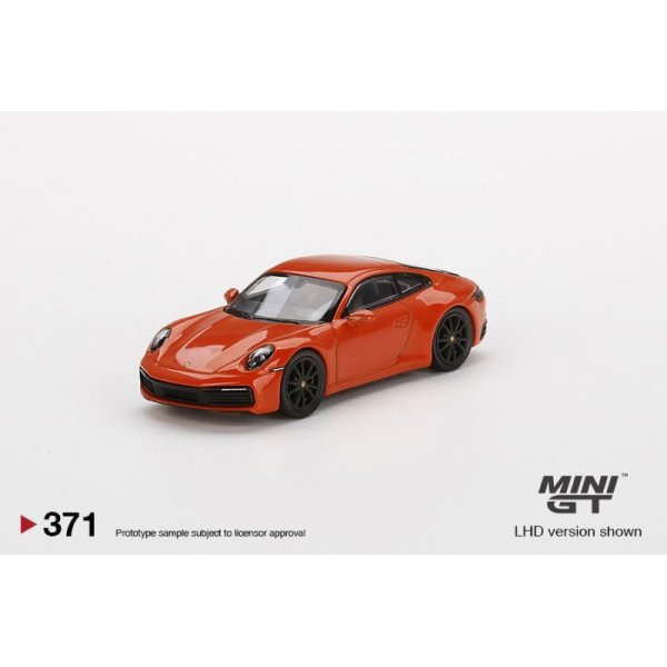 画像2: MINI GT 1/64 Porsche 911 (992) Carrera 4S Lava Orange (RHD)