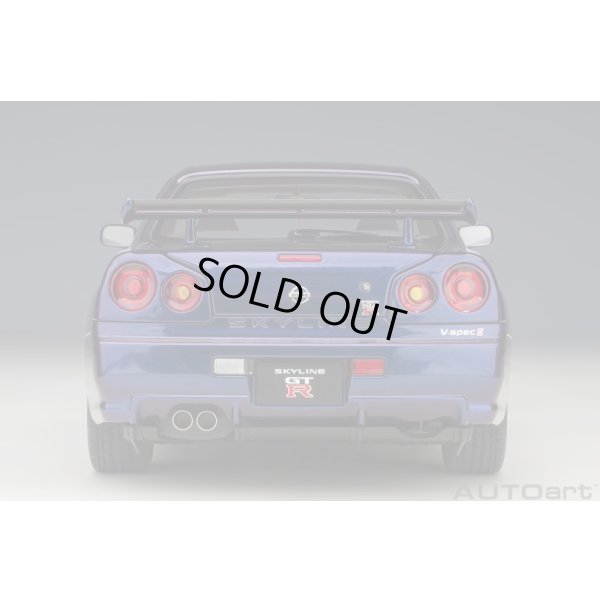 画像6: AUTOart 1/18 Nissan Skyline GT-R (R34) V-Spec II with BBS LM wheels (Midnight Purple III)