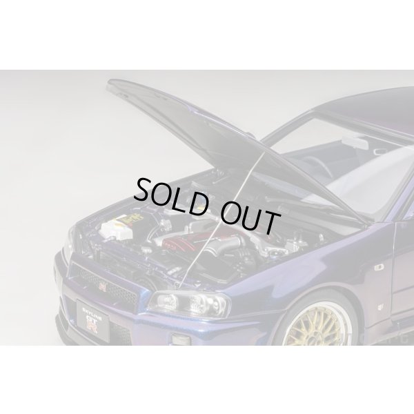 画像11: AUTOart 1/18 Nissan Skyline GT-R (R34) V-Spec II with BBS LM wheels (Midnight Purple III)