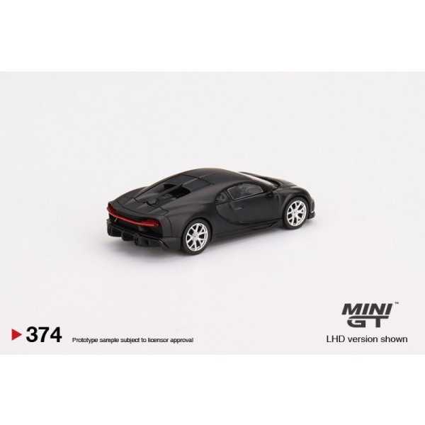画像3: MINI GT 1/64 Bugatti Chiron Supersport 300+ Matte Black (LHD)